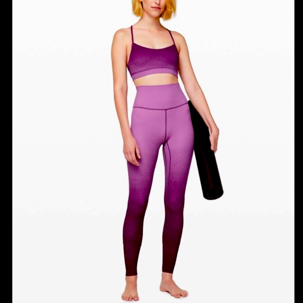Lululemon align leggings *RARE COLOR* Purple Ombré 2 EUC